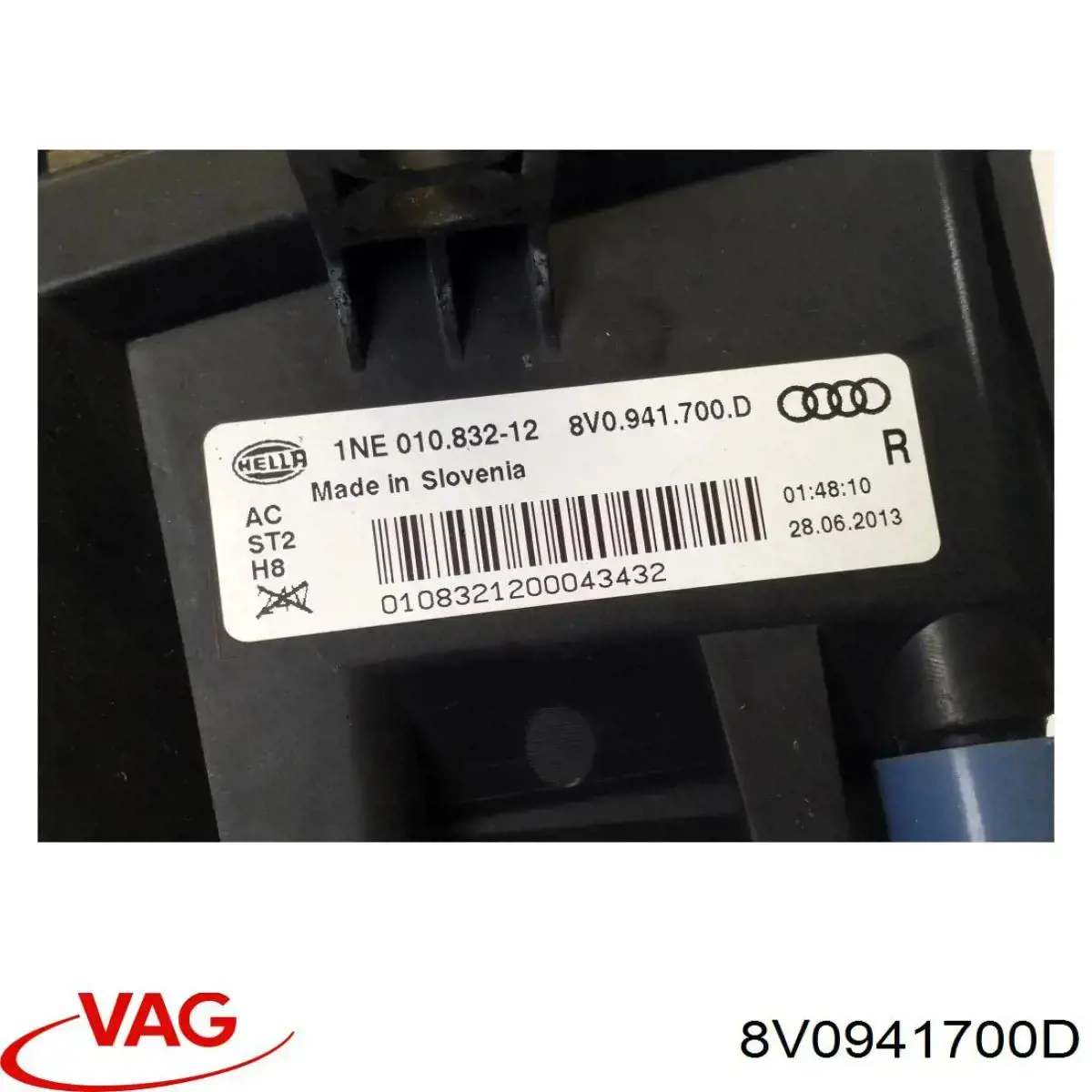 Фара противотуманная, правая VAG 8V0941700D цена, от 104.42 USD
