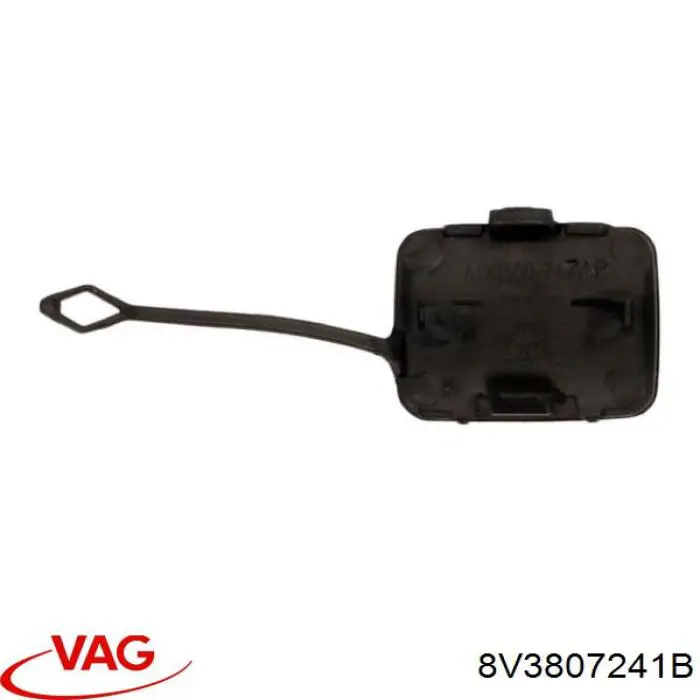 Заглушка бампера буксировочного крюка задняя VAG 8V3807241B цена, от 9.86 USD
