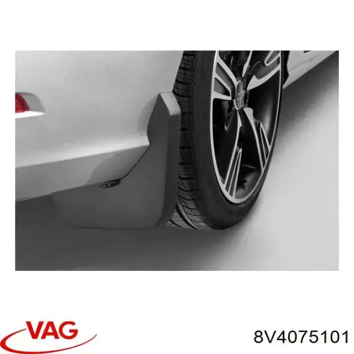 8V4075101 VAG Брызговики задние, комплект