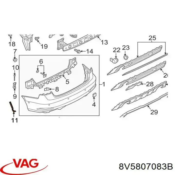  8V5807083B VAG