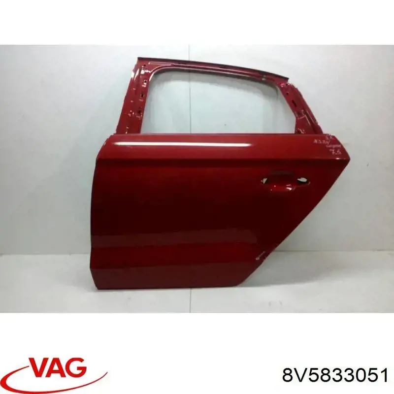 Porta traseira esquerda para Audi A3 (8VS)