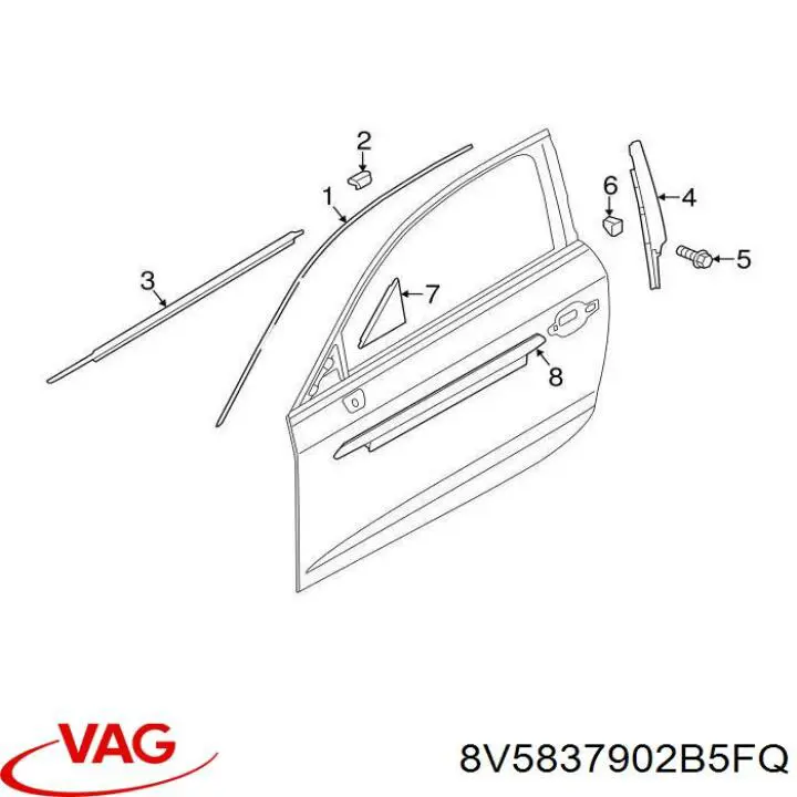 Купить 8V5837902B5FQ VAG 
