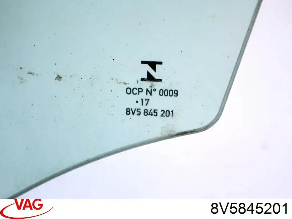 Купить 8V5845201 VAG Стекло передней двери, левой