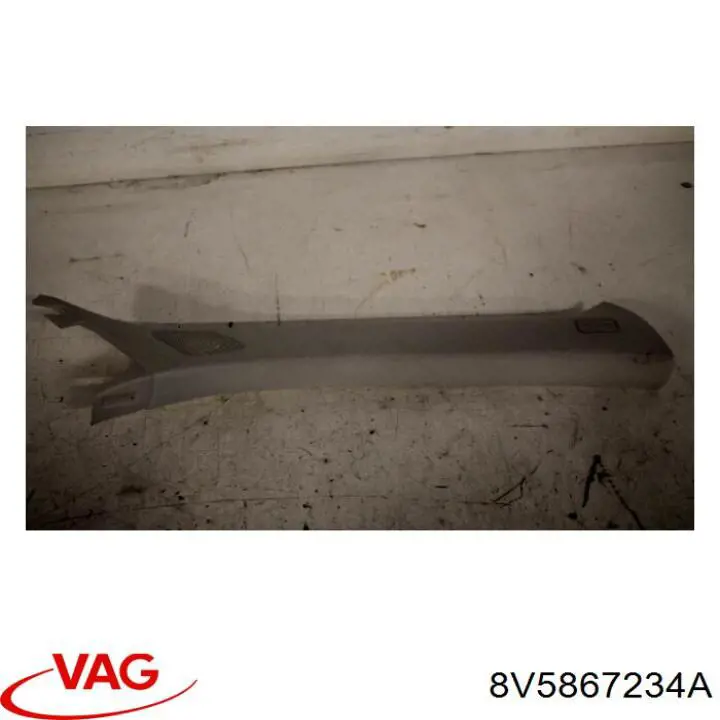 8V5867234A VAG Обшивка стойки кузова внутренняя передняя правая