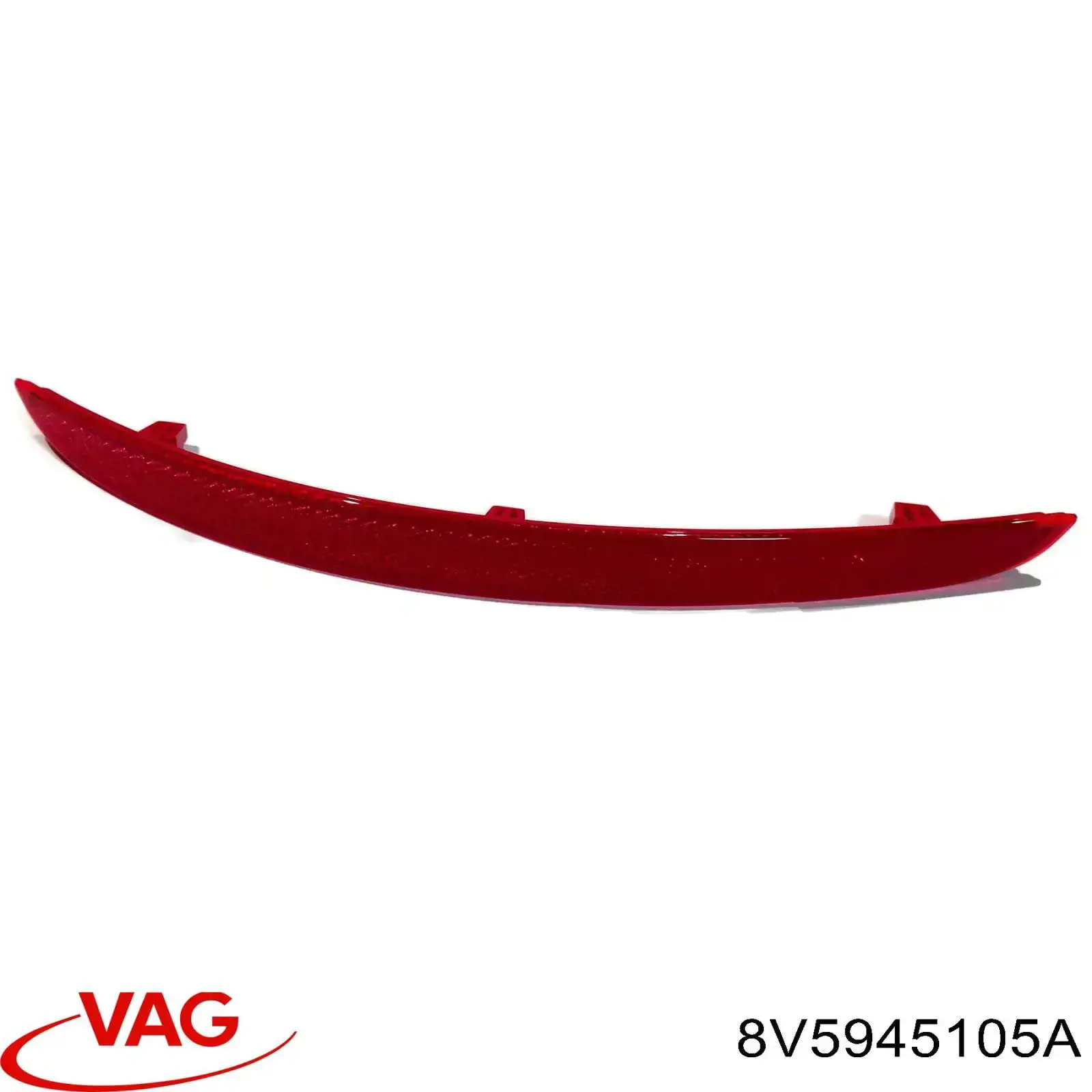Купить 8V5945105A VAG Левый катафот заднего бампера