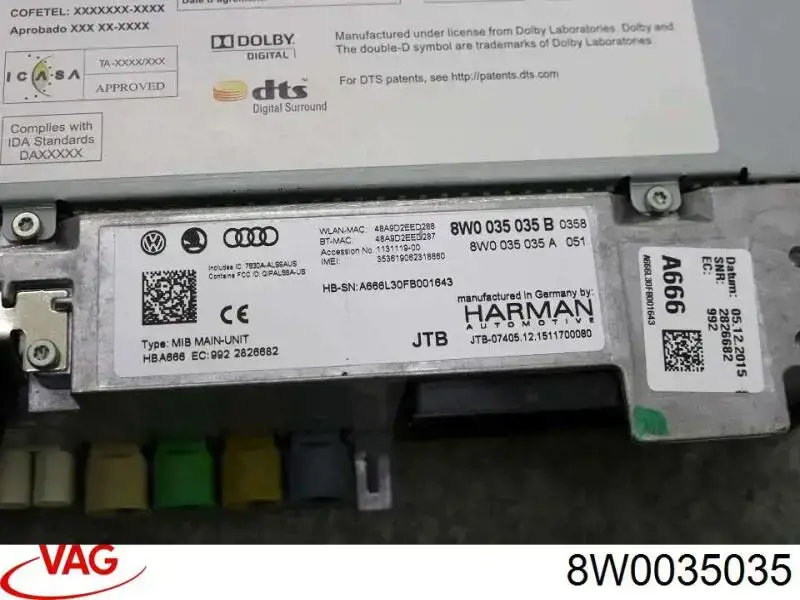  VAG 8W0035035
