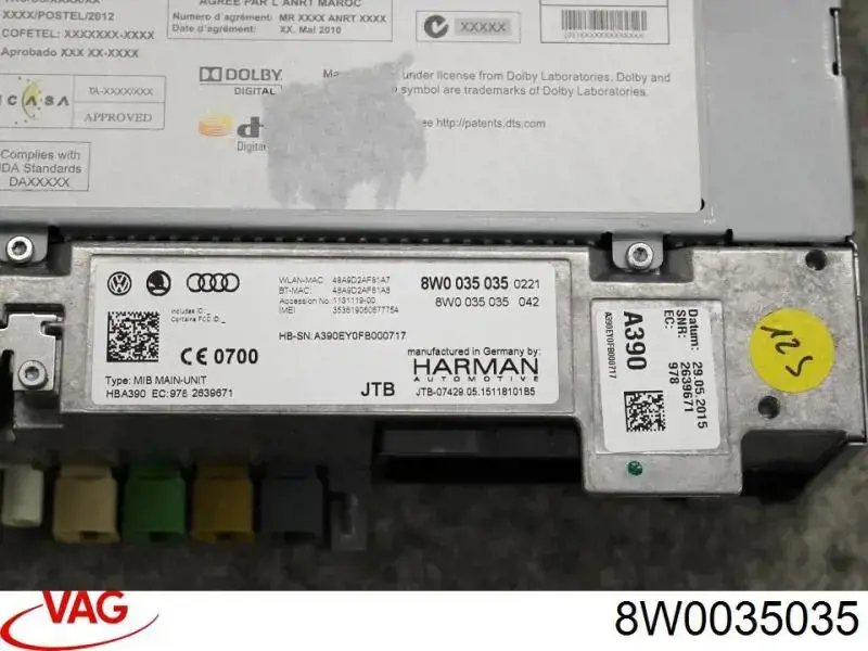 8W0035035 VAG 