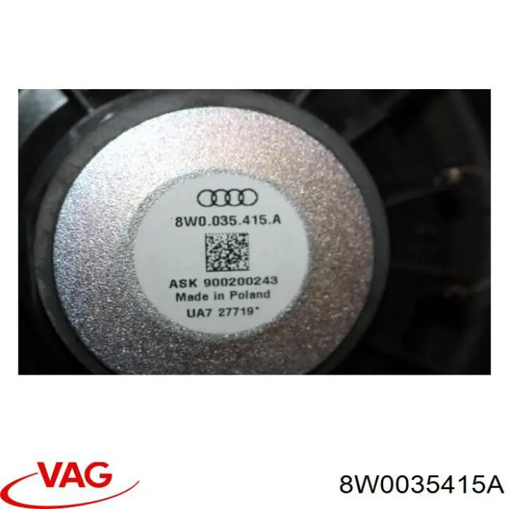 Купить 8W0035415A VAG Динамик передней двери