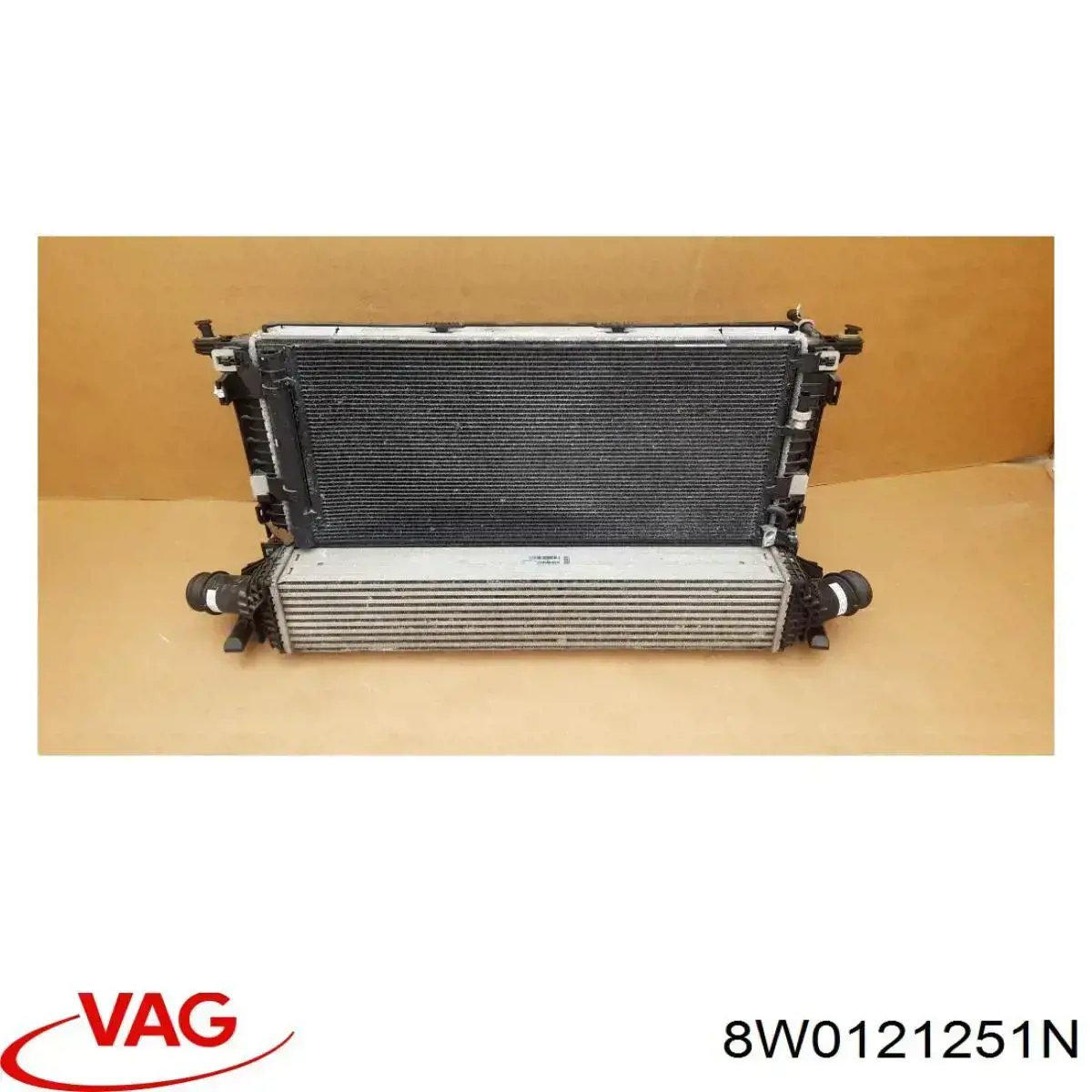 Радиатор охлаждения двигателя VAG 8W0121251N цена, от 126.69 USD