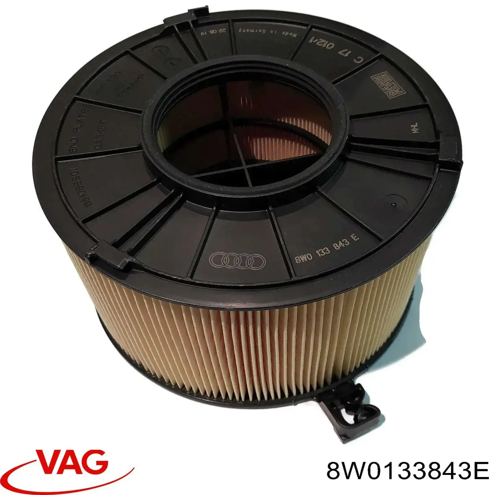 8W0133843E VAG filtro de ar