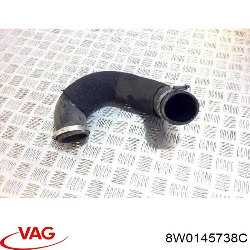 Шланг/патрубок интеркуллера VAG 8W0145738C цена, от 77.28 USD