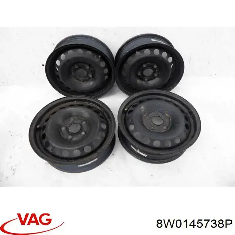 8W0145738P VAG Патрубок интеркуллера