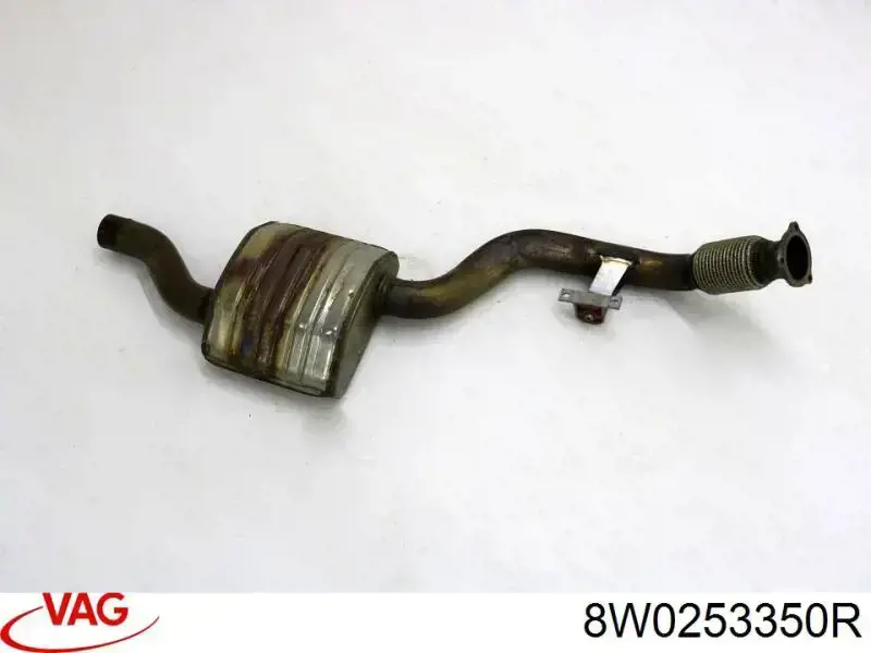 8W0253350R VAG Глушитель, передняя часть