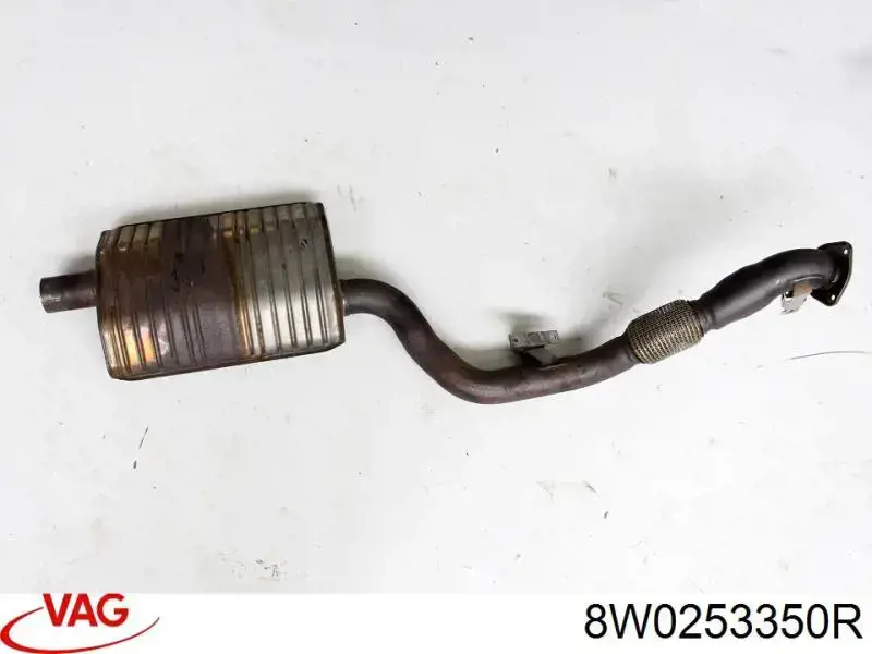 Глушитель, передняя часть VAG 8W0253350R цена, от 22.86 USD