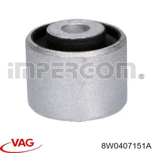 8W0407151A VAG braço oscilante inferior esquerdo de suspensão dianteira