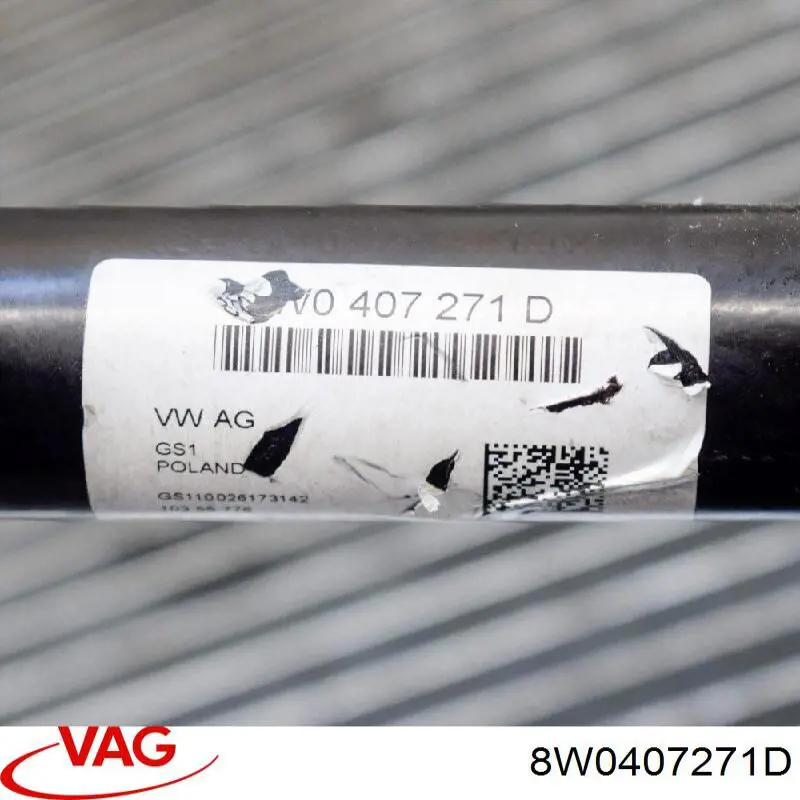 Купить 8W0407271D VAG Приводы передних колес