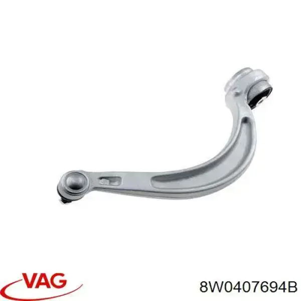 8W0407694B VAG braço oscilante inferior direito de suspensão dianteira