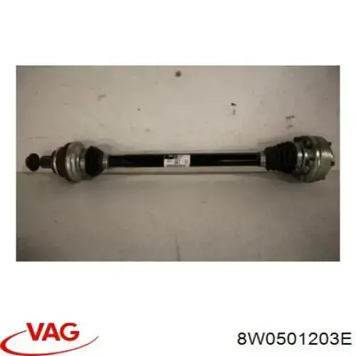 8W0501203E VAG Полуось задняя левая