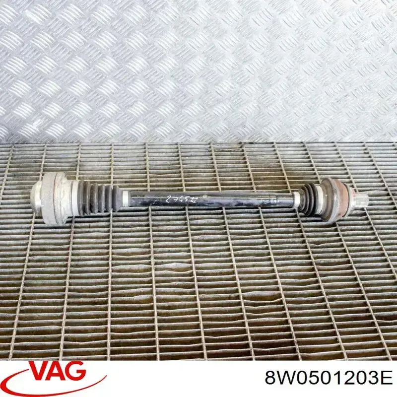 Купить 8W0501203E VAG Полуось задняя левая