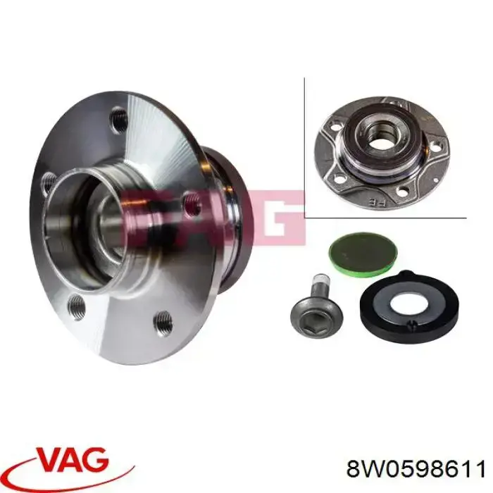 Ступицы задних колес VAG 8W0598611 цена, от 1682.61 UAH