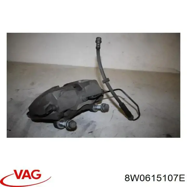 Купить 8W0615107A VAG Суппорт тормозной передний левый
