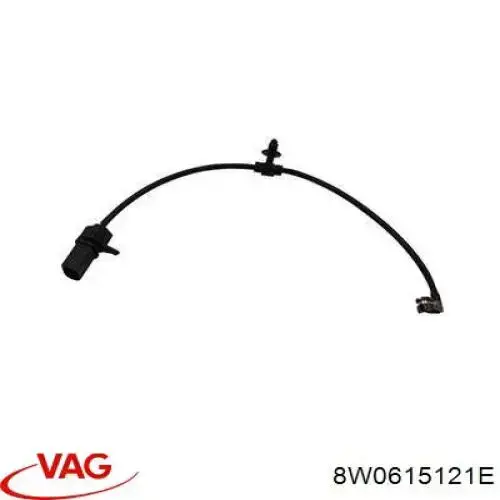 Задний датчик износа тормозных колодок VAG 8W0615121E