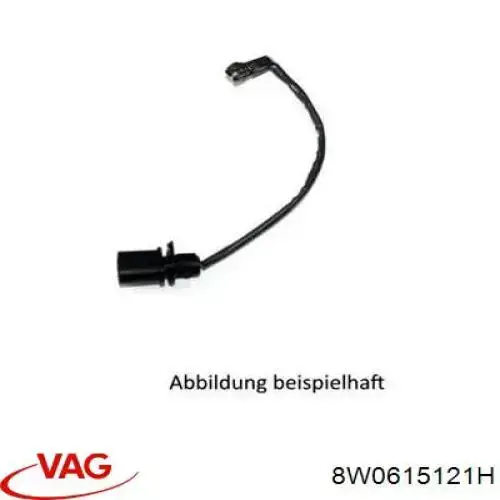 8W0615121H VAG Датчик износа тормозных колодок