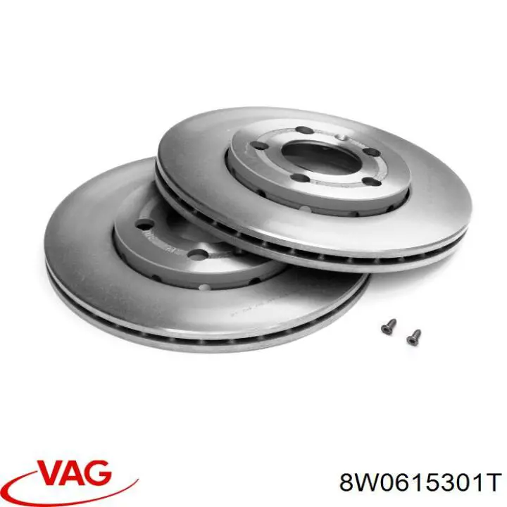 8W0615301T VAG диск тормозной передний