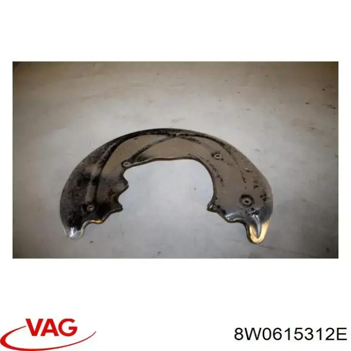 Купить 8W0615312C VAG Защита тормозного диска, переднего, правого
