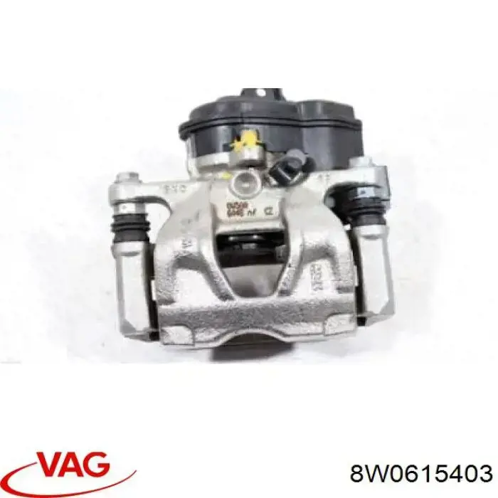 8W0615403 VAG suporte do freio traseiro esquerdo