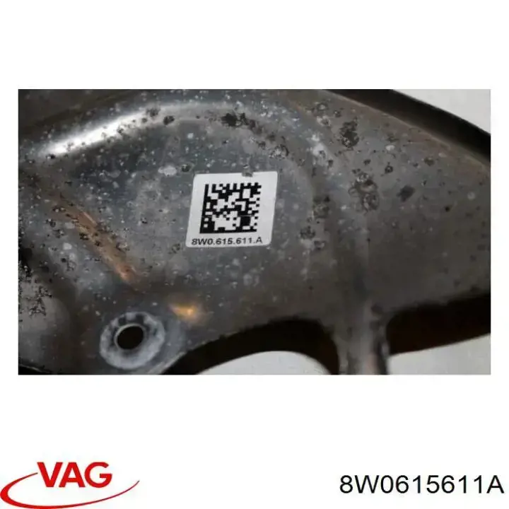 Купить 8W0615611A VAG Защита тормозного диска заднего, левая