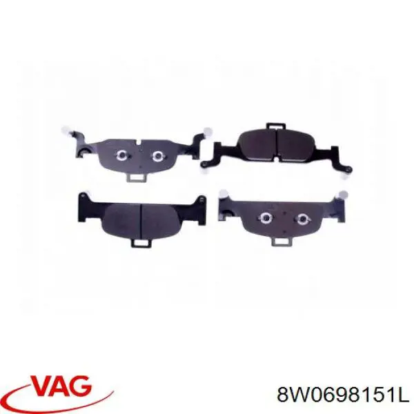 Колодки VAG 8W0698151L цена, от 84.37 USD