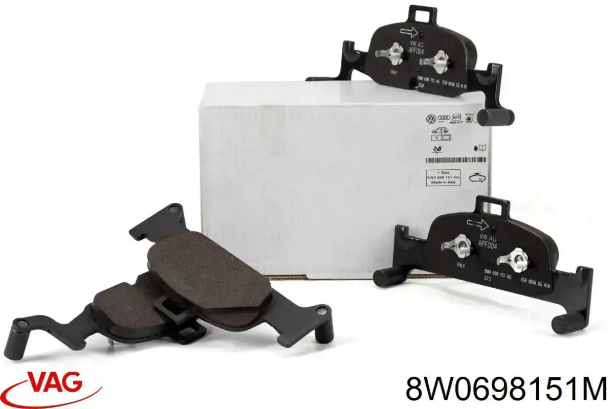Купить 8W0698151M VAG Колодки тормозные
