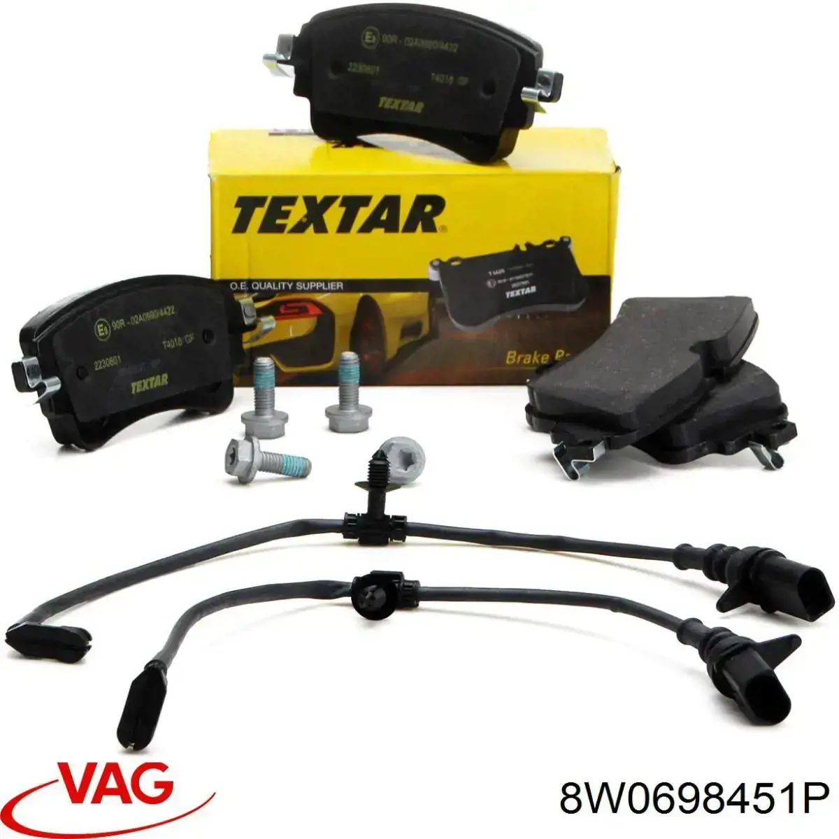 Задние дисковые колодки VAG 8W0698451P