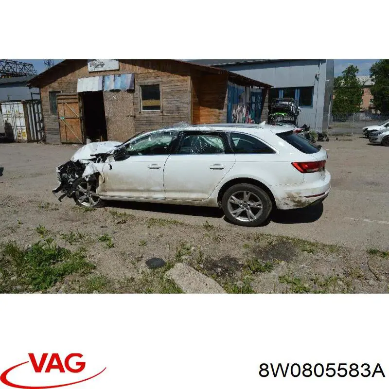 Лючок подкрылка переднего левого 8W0805583A VAG