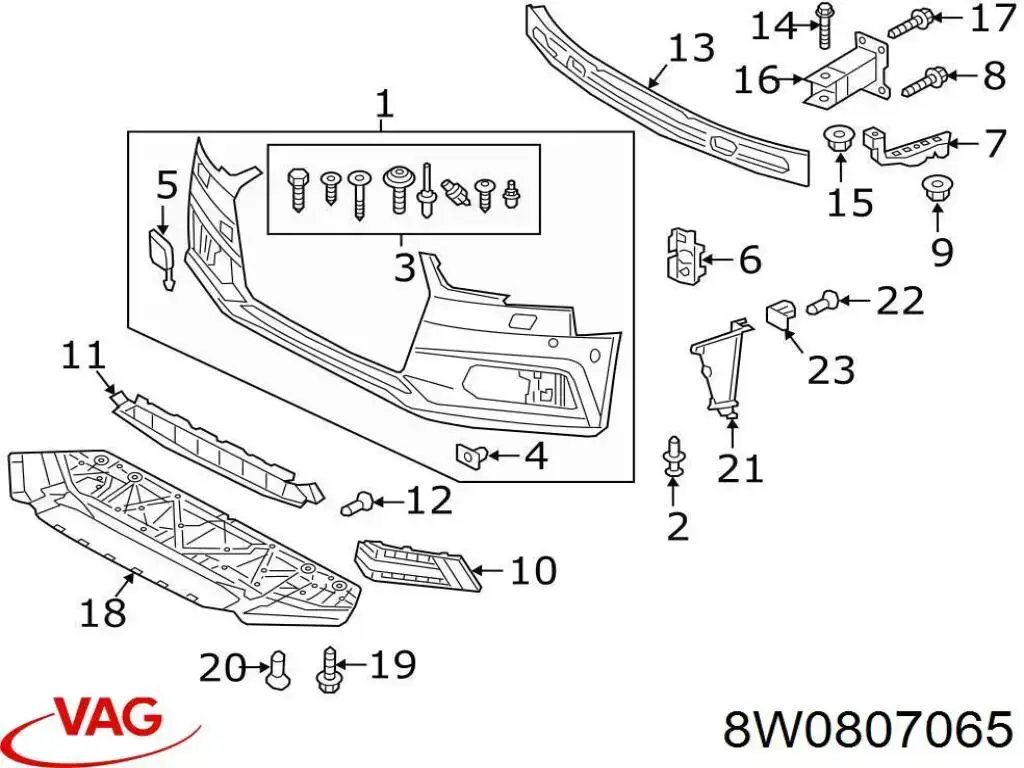  8W0807065 Original Engine Management