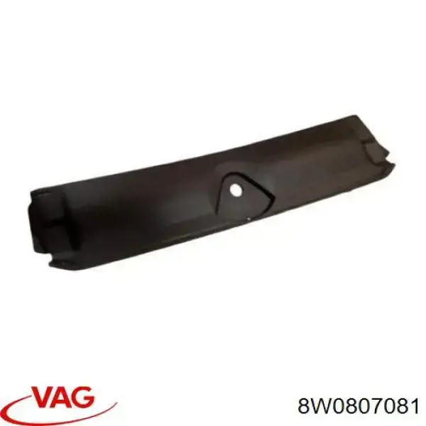 Накладка передней панели (суппорта радиатора) верхняя VAG 8W0807081