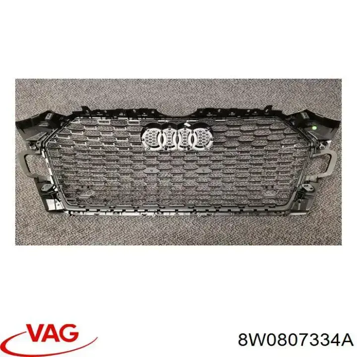 8W0807334A VAG Кронштейн решетки радиатора