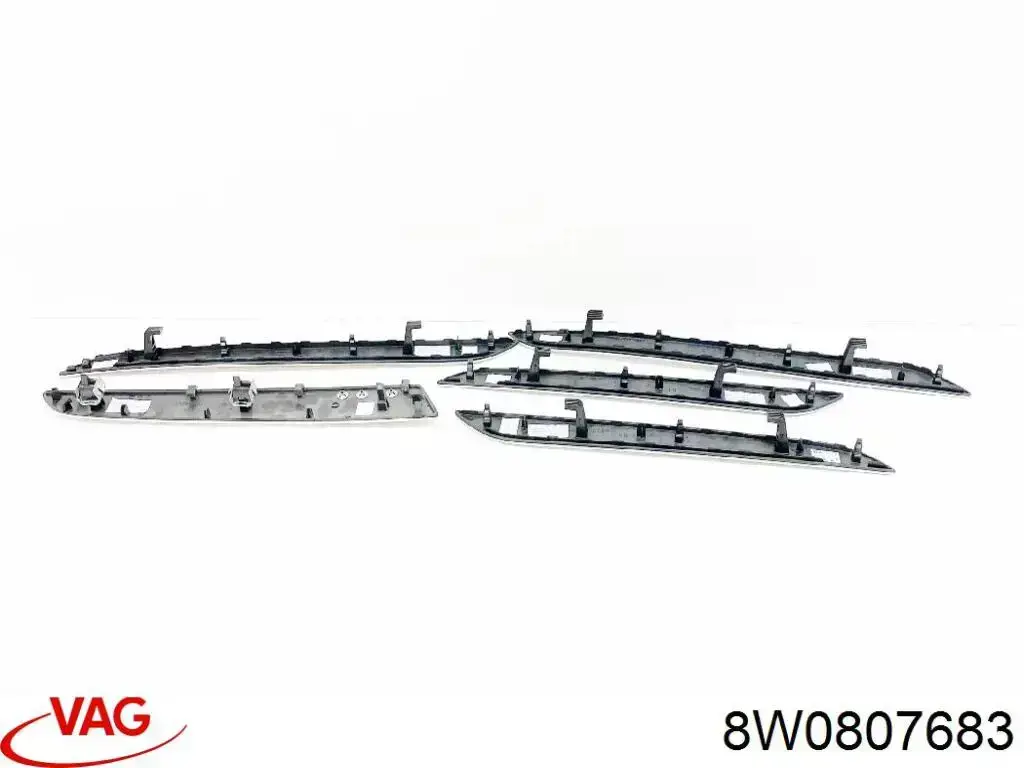 Решетка бампера переднего центральная VAG 8W0807683 цена, от 24.19 USD