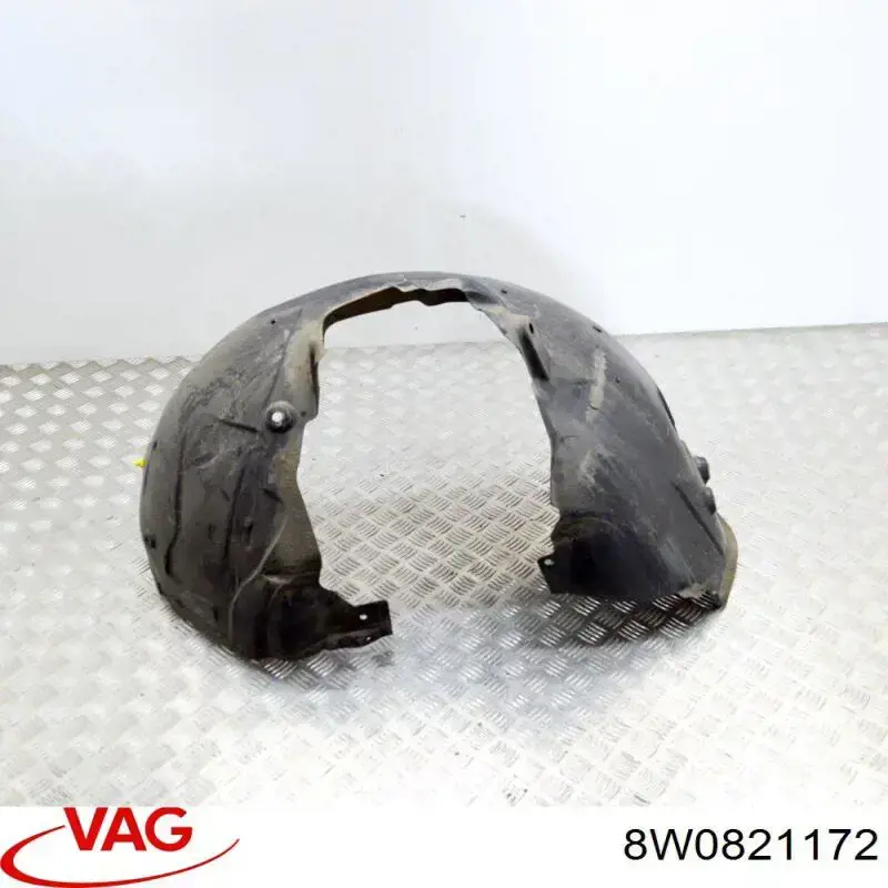 Правый подкрылок переднего крыла VAG 8W0821172 цена, от 56.26 USD