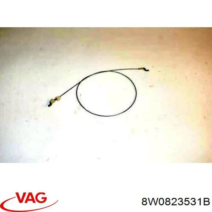 Трос открывания капота передний VAG 8W0823531B цена, от 32.79 USD