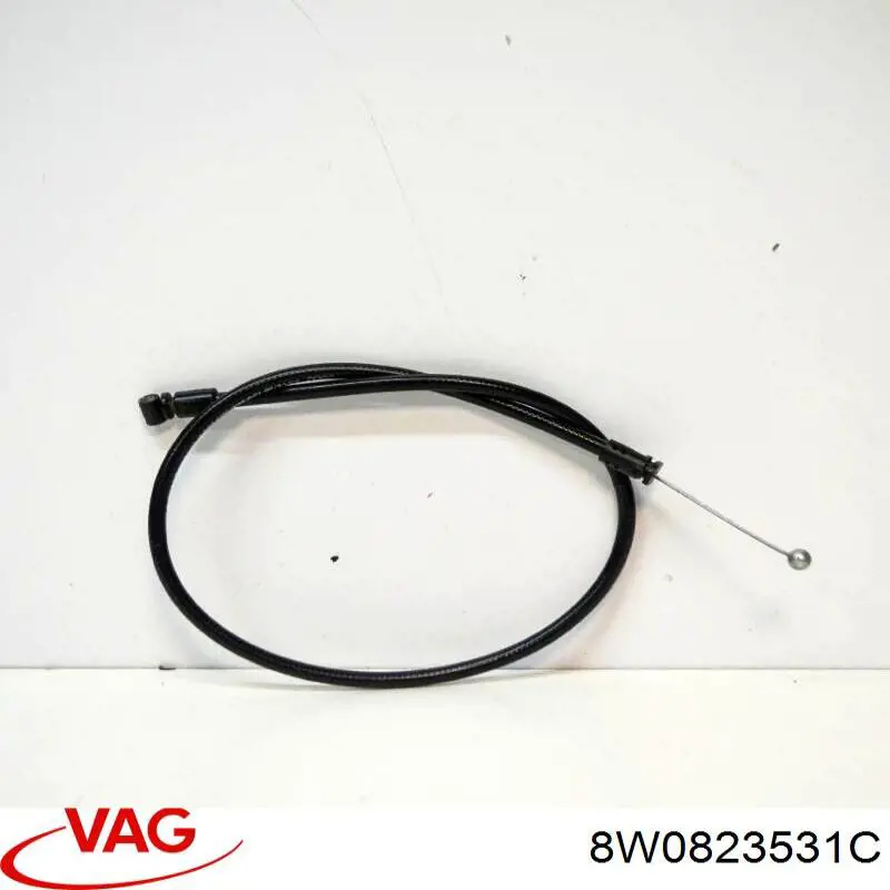Купить 8W0823531C VAG Трос открывания капота передний