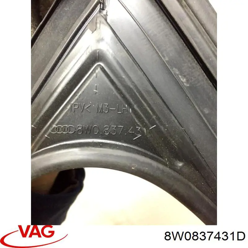 Направляющая стекла рамки двери передней левой VAG 8W0837431D цена, от 24.07 USD