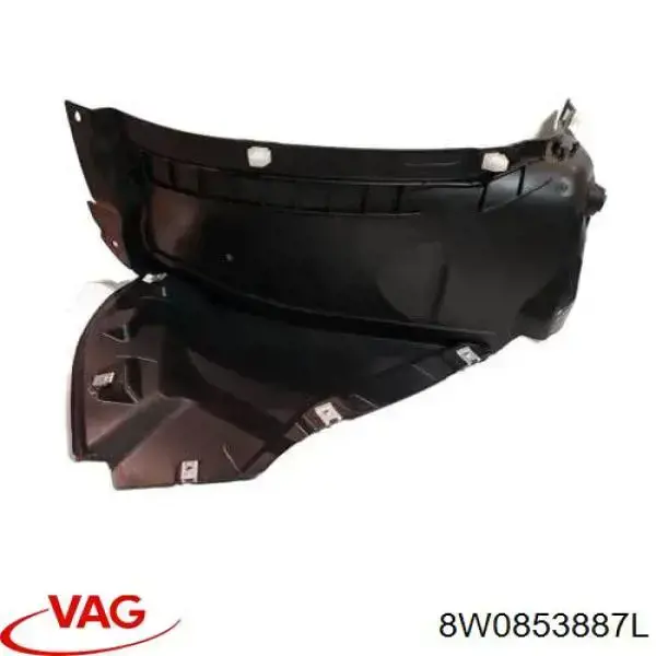 Подкрылок крыла переднего левый передний VAG 8W0853887L цена, от 28.72 USD