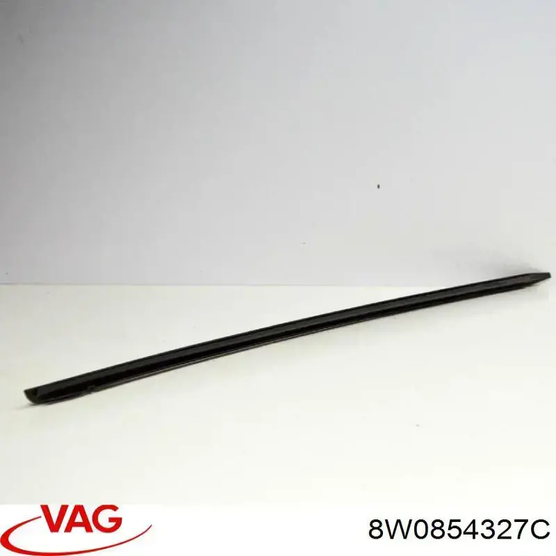 Молдинг лобового стекла левый 8W0854327C VAG