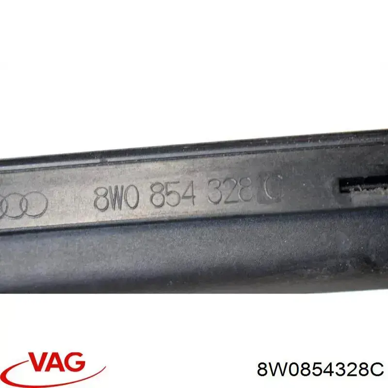 Молдинг лобового стекла правый 8W0854328C VAG