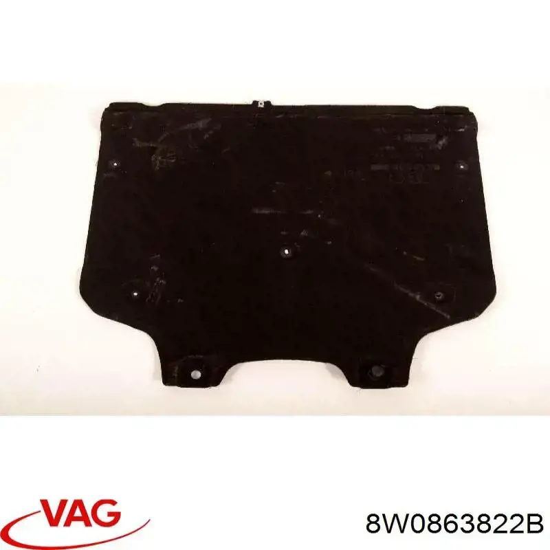 Защита двигателя задняя 8W0863822B VAG