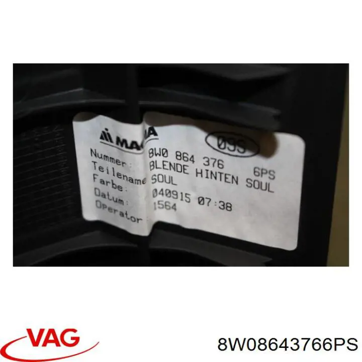 8W08643766PS VAG 