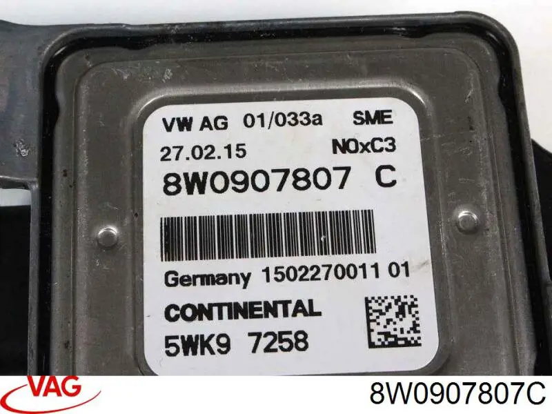Купить 8W0907807C VAG Датчик оксидов азота NOX