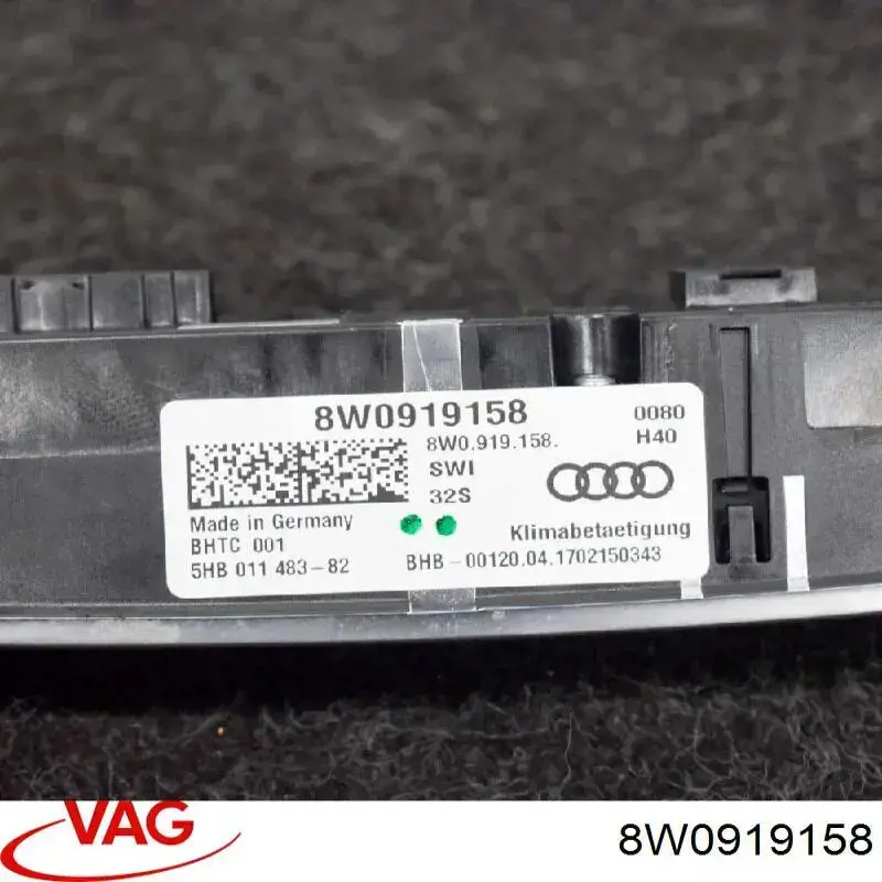 Купить 8W0919158 VAG Блок управления печкой